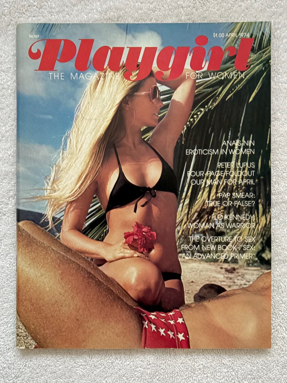 Unisex Playgirl Magazine April 1974 excellent condition